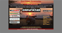 Desktop Screenshot of dustriders.co.za