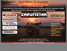 Tablet Screenshot of dustriders.co.za